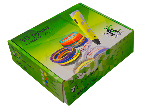 Коробка для игры 3D-ручка 200*160*55